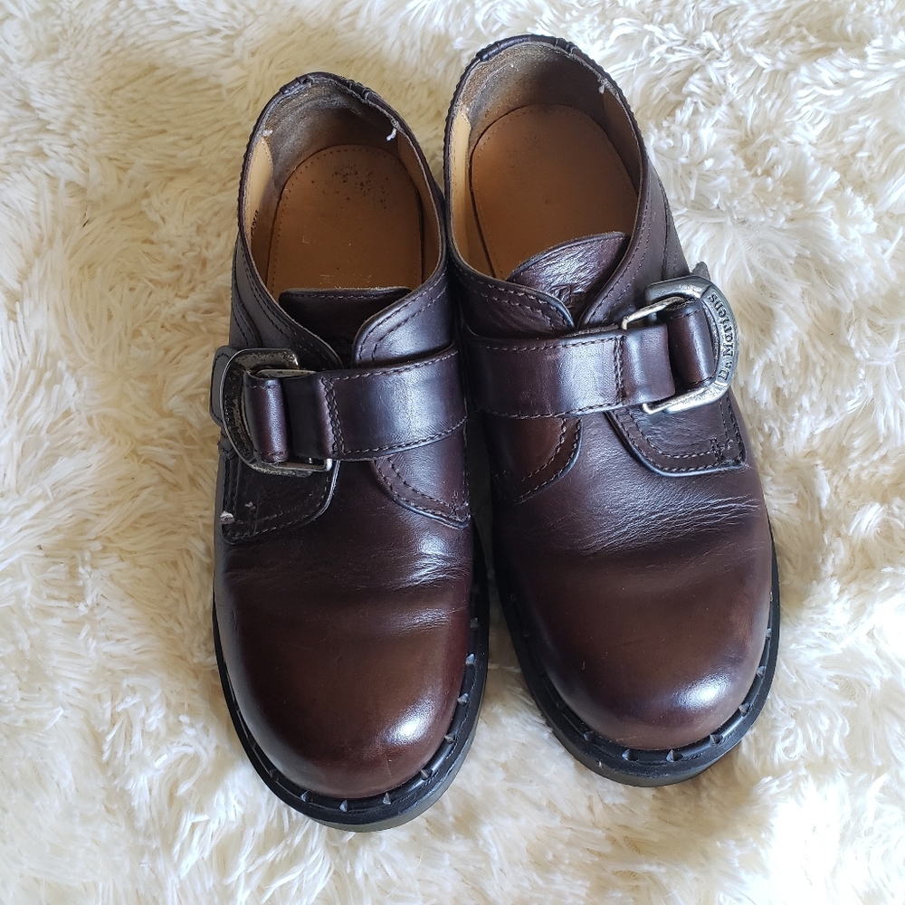 Dr. Martin's leather Vintage buckle creepers platform size 7M/ 8 L unisex